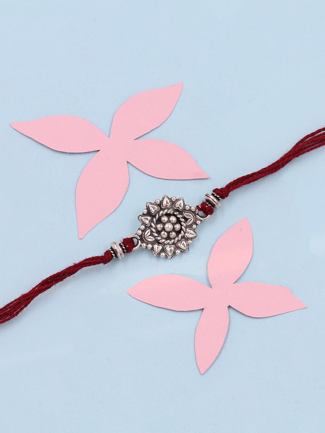 

SANGEETA BOOCHRA 925 Sterling Silver Thread Rakhi