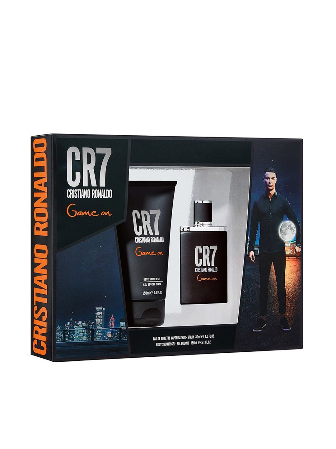 

CRISTIANO RONALDO Game On Eau De Toilette 30ml & Shower gel 150ml Gift Set, Black