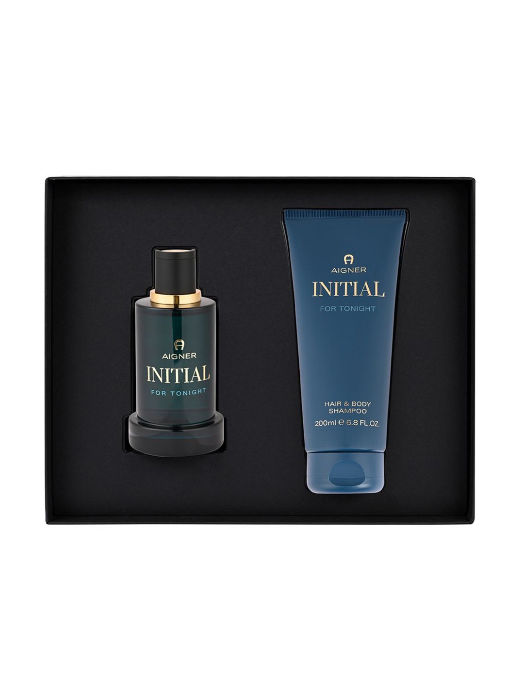 

AIGNER Initial For Tonight Eau De Parfum 100ml & Hair & Body Shampoo 200ml Gift Set, Blue
