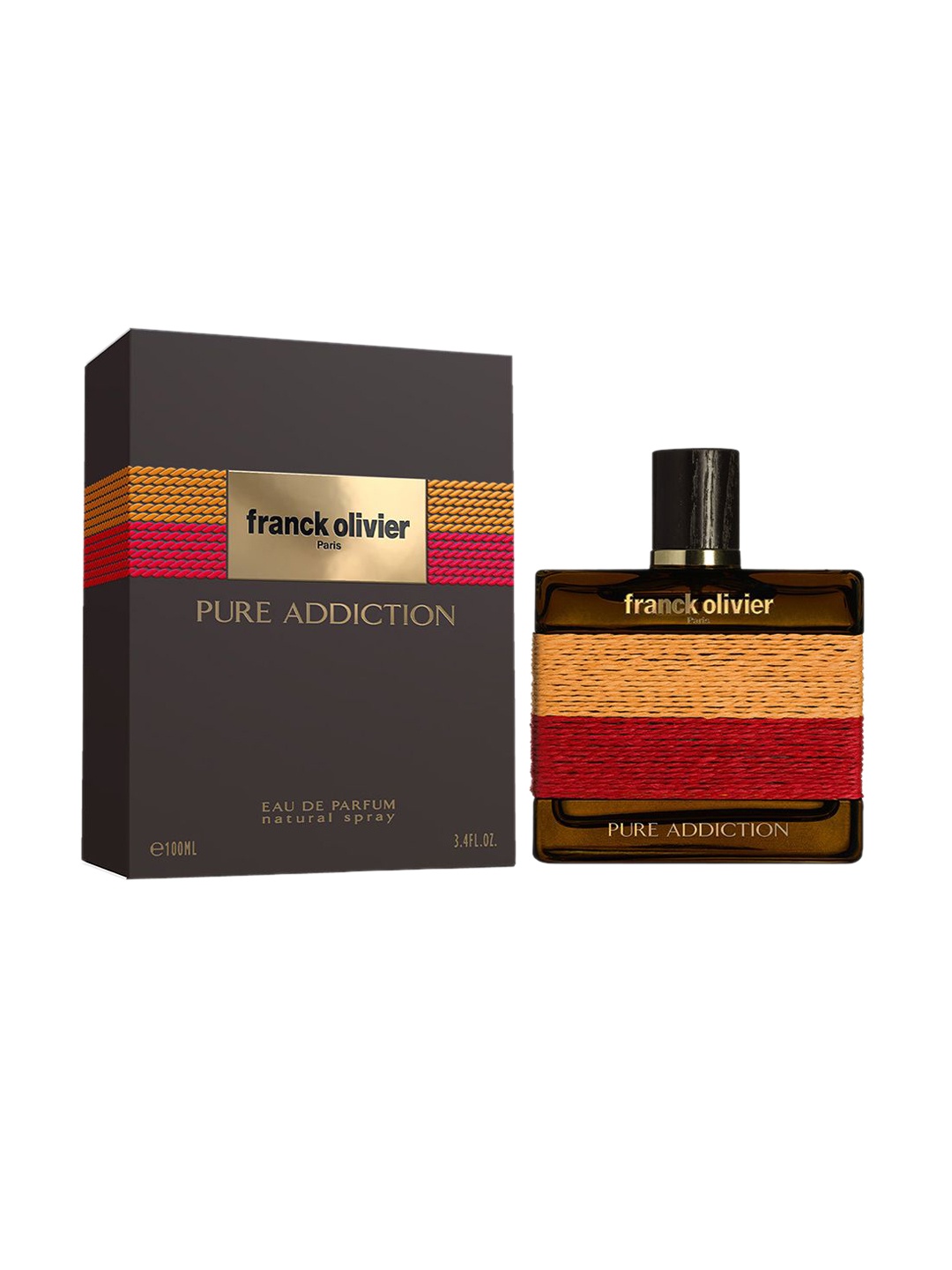

Franck Olivier Pure Addiction Long Lasting Eau de Parfum - 100ml, Brown