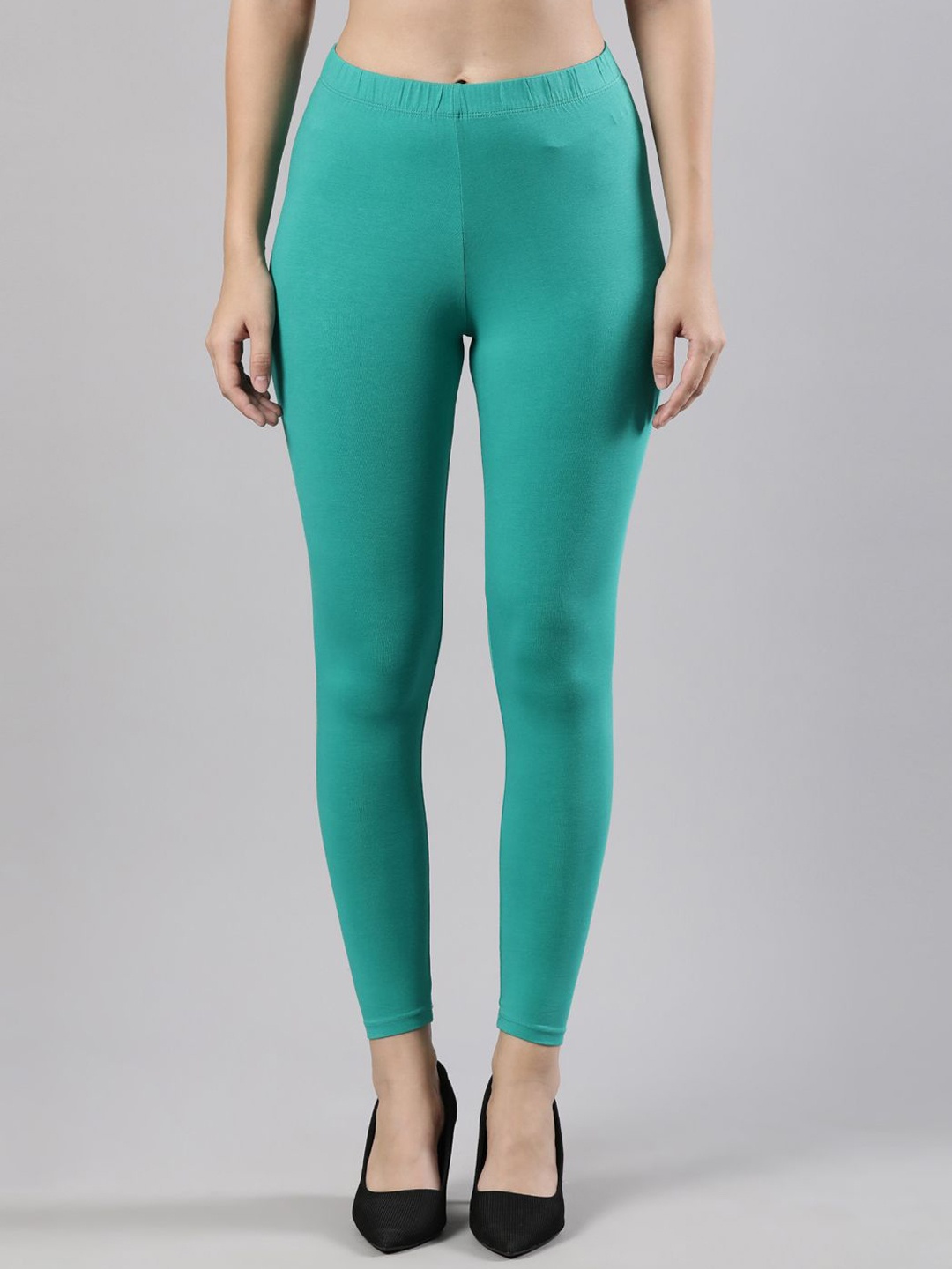 

Femmora Women Ankle-length Leggings, Green