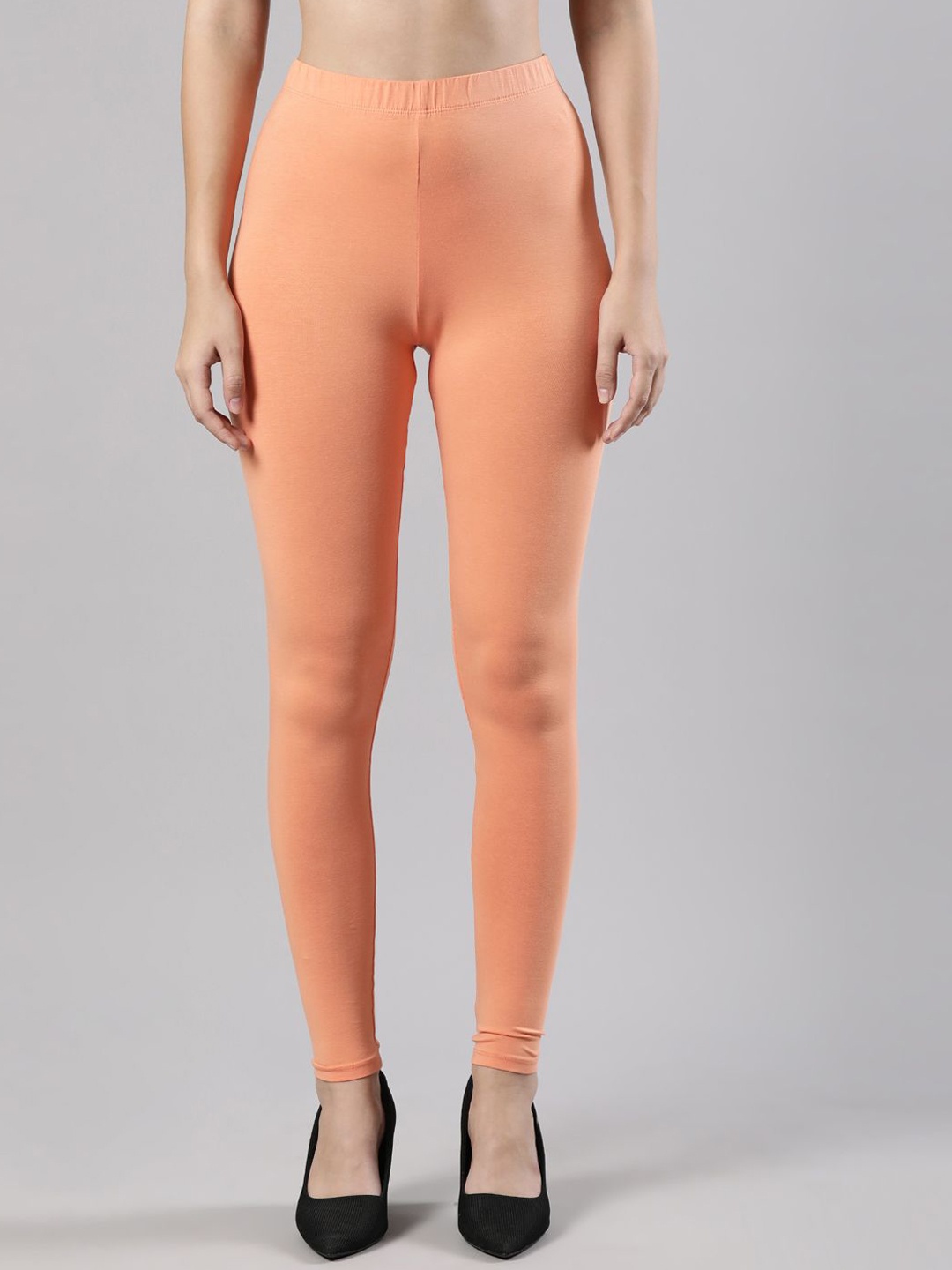 

Femmora Ankle-Length Leggings, Peach