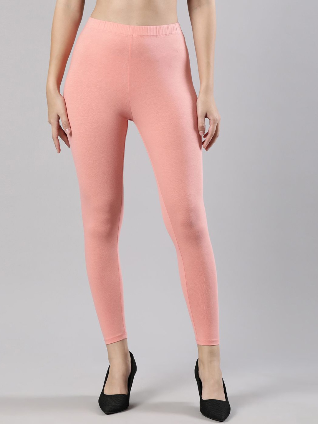 

Femmora Women Ankle-Length Leggings, Rose
