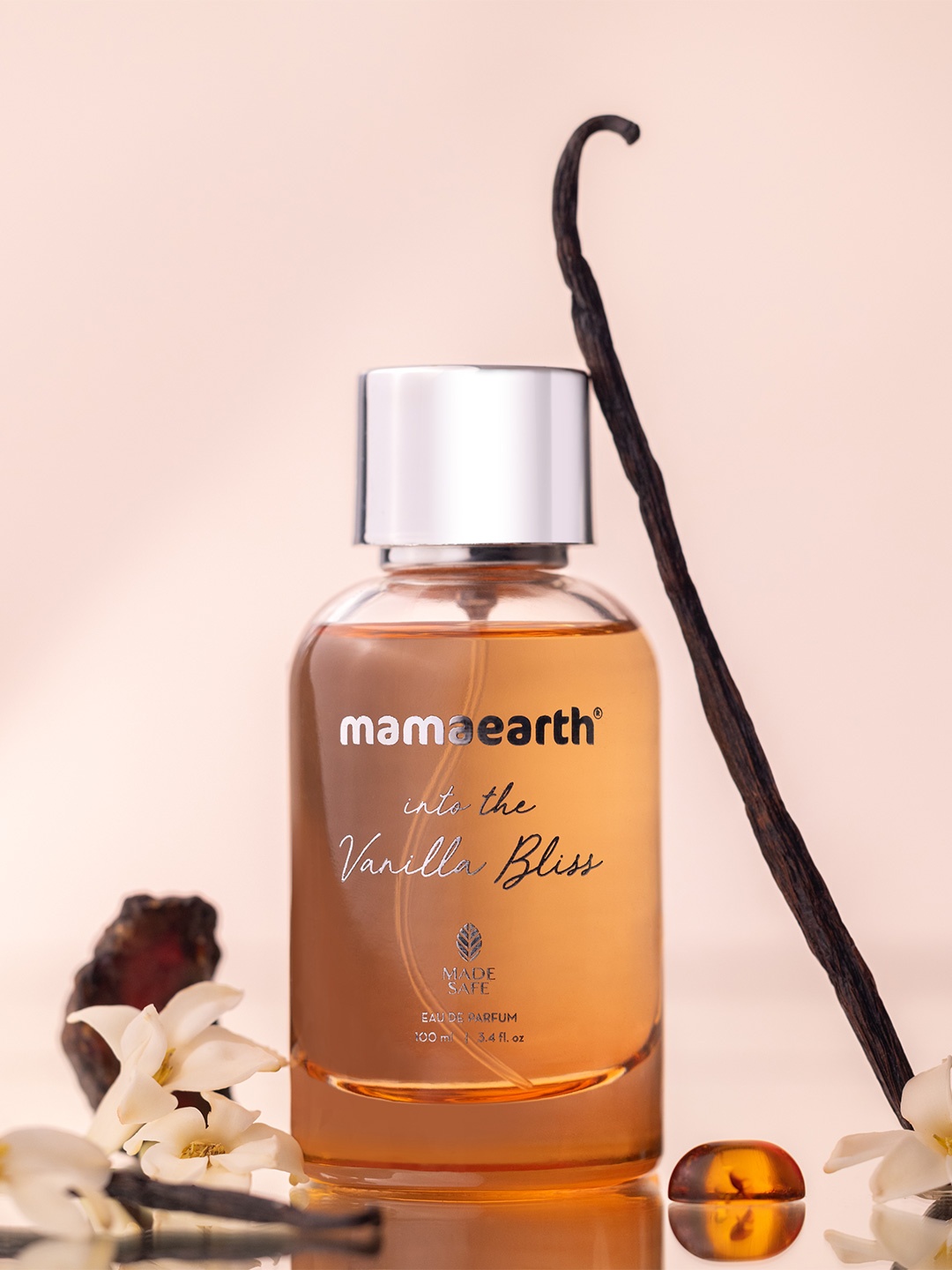 

Mamaearth Women Into the Vanilla Bliss Premium & Long Lasting Eau De Parfum - 100ml, Peach