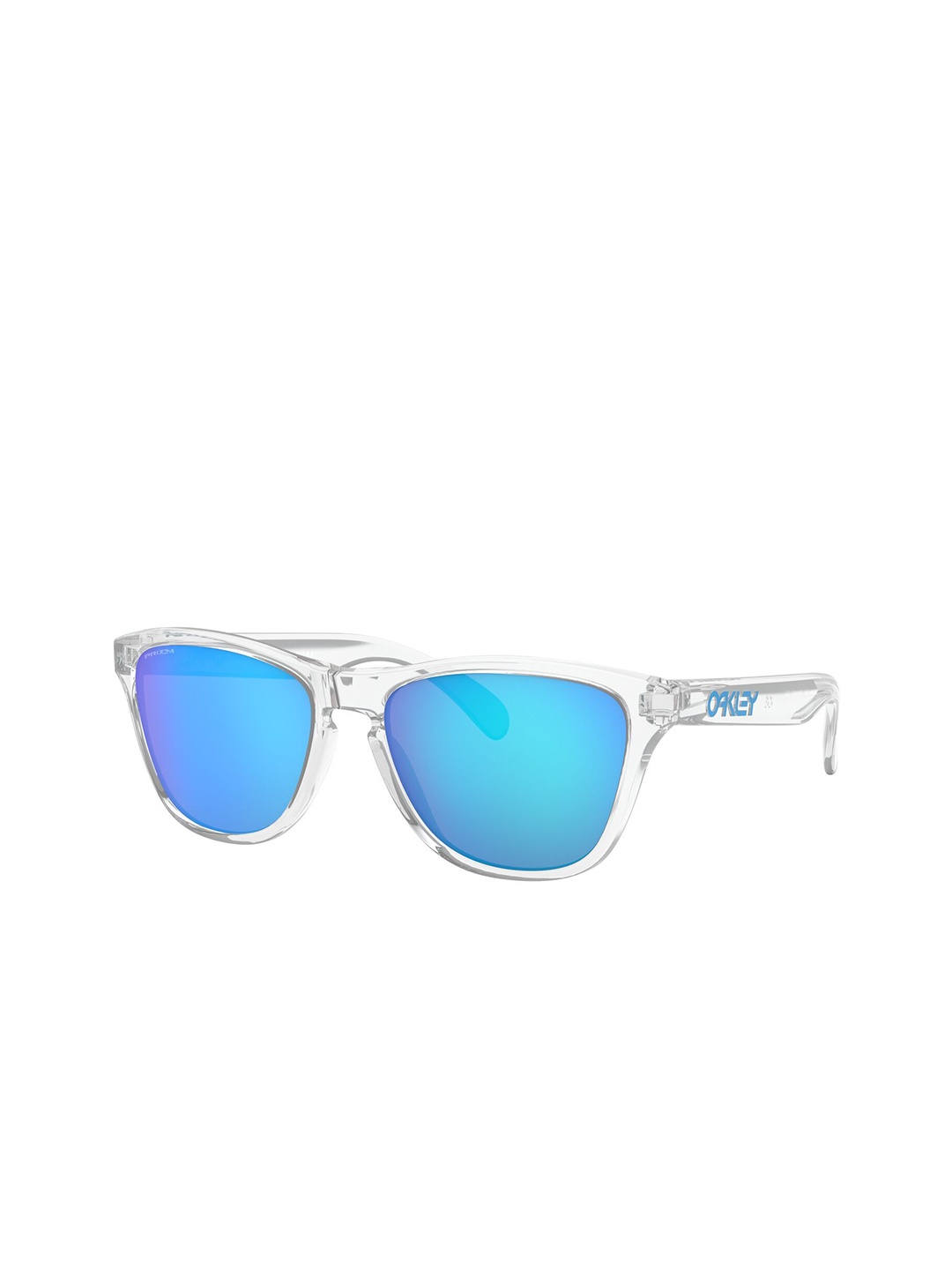 

Oakley Junior Boys Round Sunglasses with UV Protected Lens 888392459190, Blue