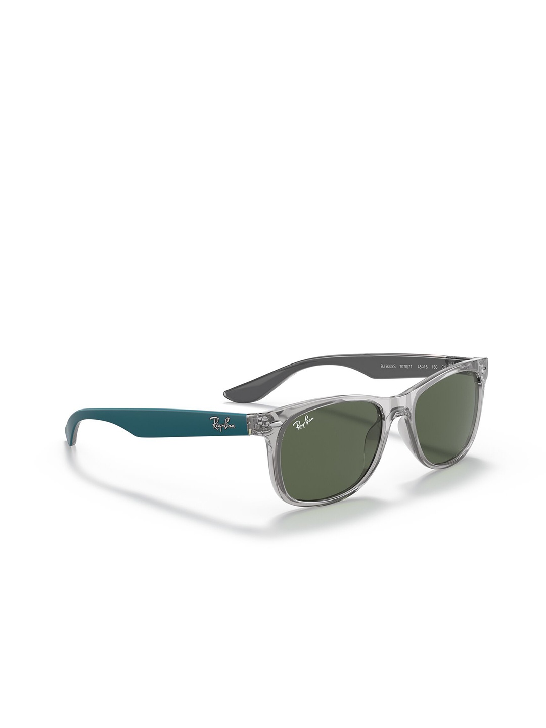 

Ray-Ban Junior Kids Square Sunglasses with UV Protected Lens 8056597371476, Green