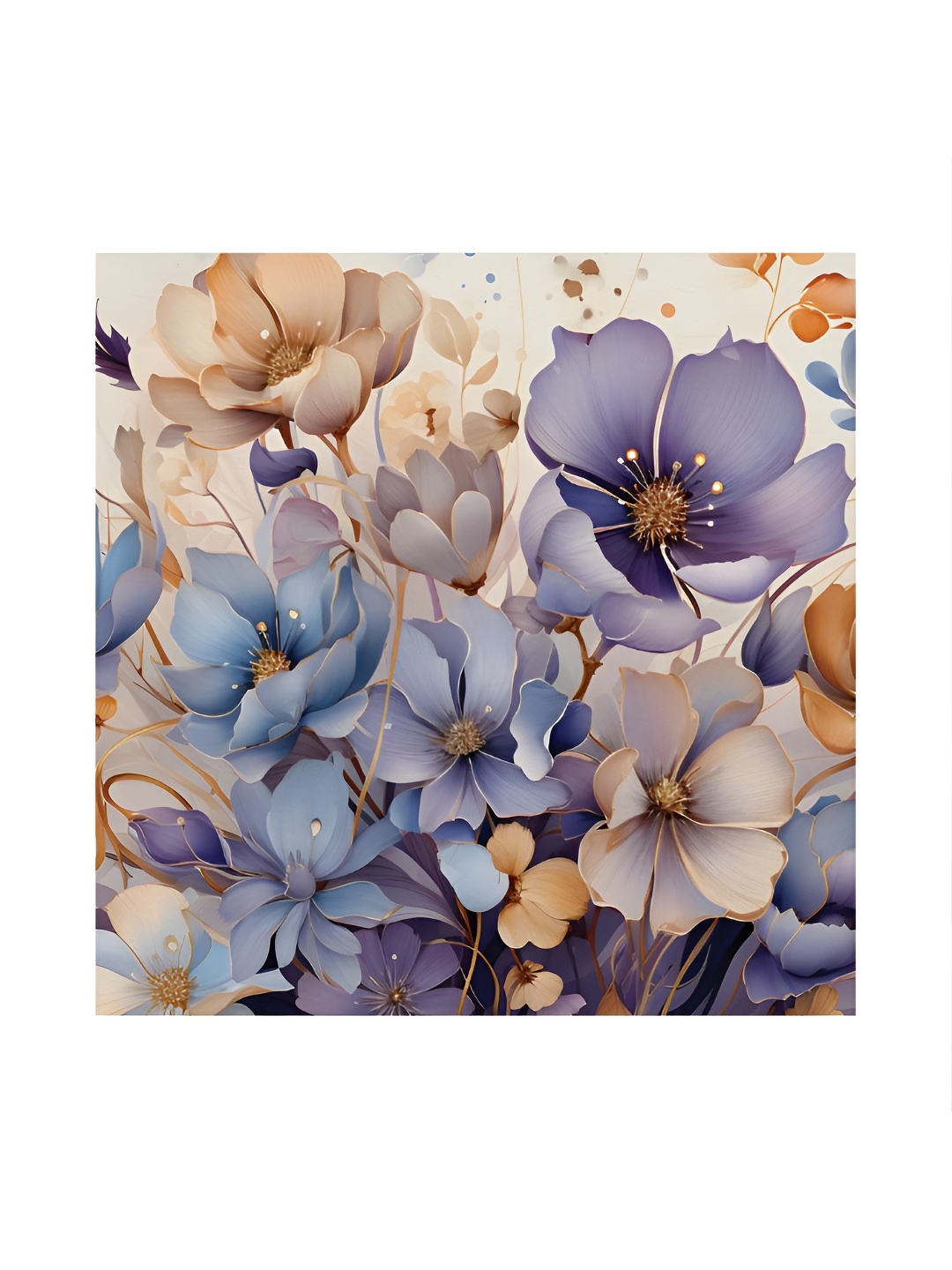

RANDOM Blue & Purple Canvas Painting Wall Art