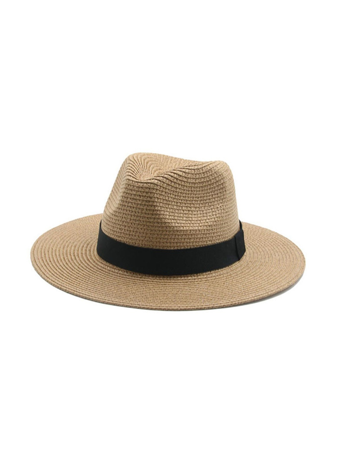 

The Tie Hub Men Panama Straw Hats, Beige