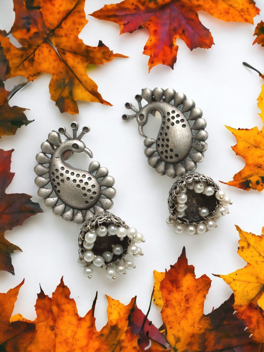 

Ozanoo Silver-Plated Classic Drop Earrings
