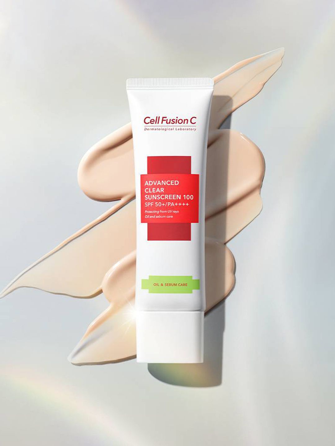 

Cell Fusion C SPF50+ PA++++ Advanced Clear Sunscreen 100 with Titanium Dioxide - 50 ml, White