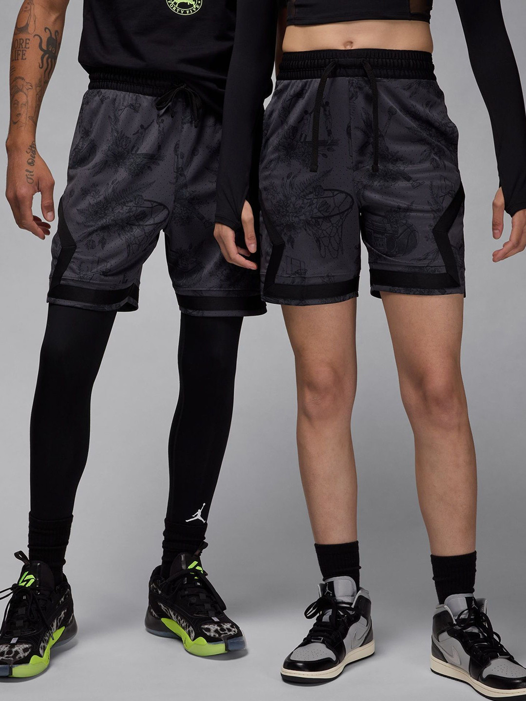 

Nike Jordan Sport Dri-FIT Printed Diamond Shorts, Black