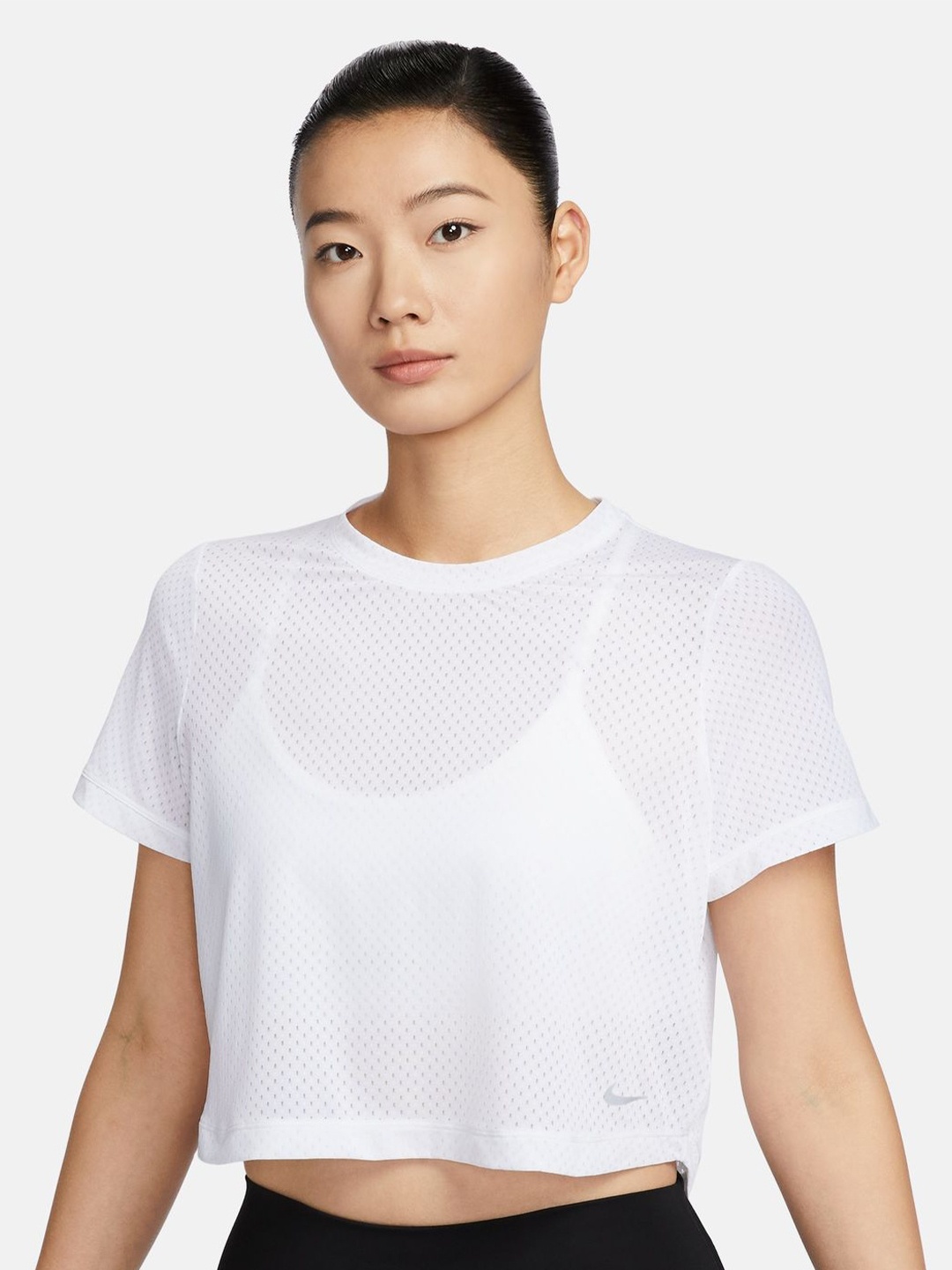 

Nike One Classic Breathable Women's Dri-FIT Short-Sleeve Top, White