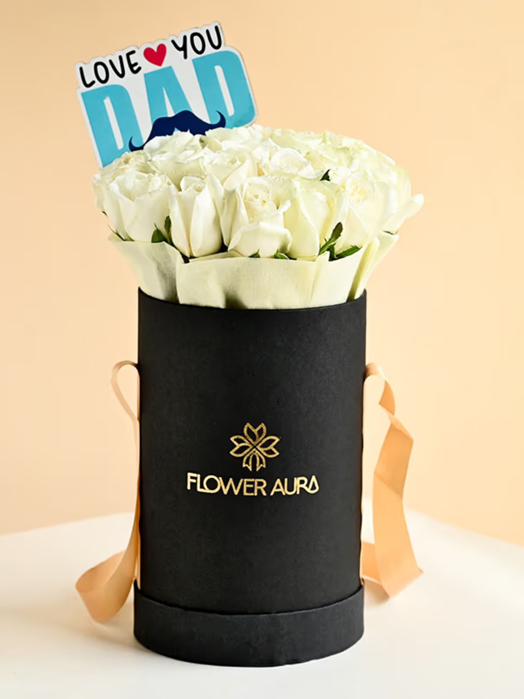 

Floweraura White 20 Pieces Roses Fresh Flower Box