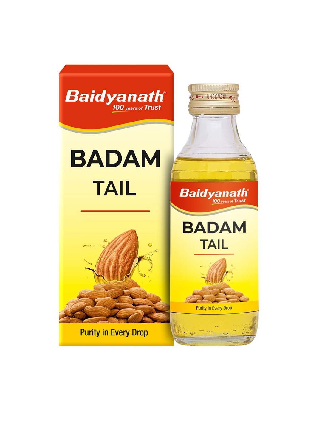

Baidyanath Badam Tail To Improve Digestion - 100ml, Yellow
