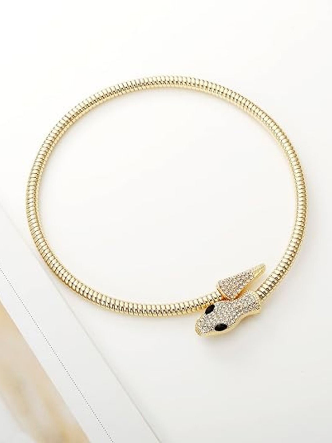 

KRYSTALZ Gold Plated Stainless Steel Choker Necklace