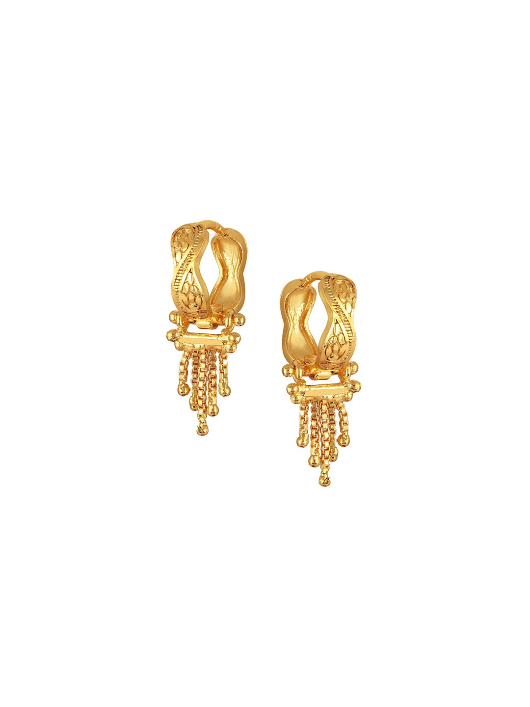 

Vighnaharta Contemporary Gold Plated Chandbalis Studs Earrings