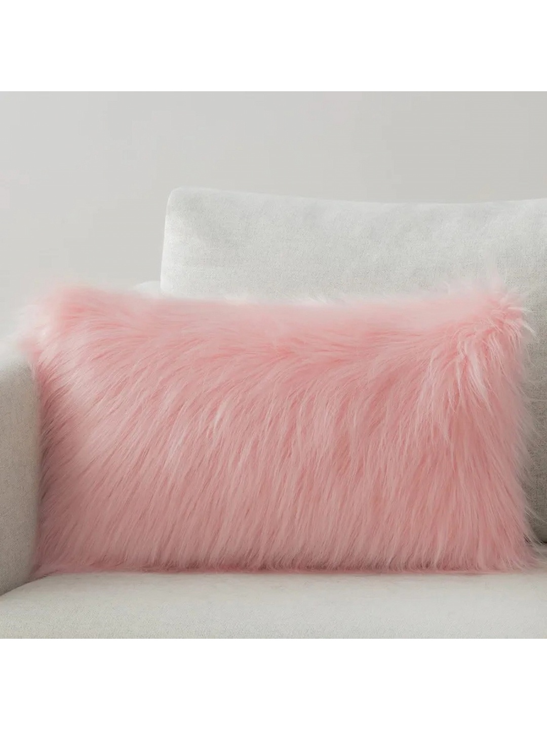 

TANLOOMS Pink 2 Pieces Quirky Rectangle Cushion Covers
