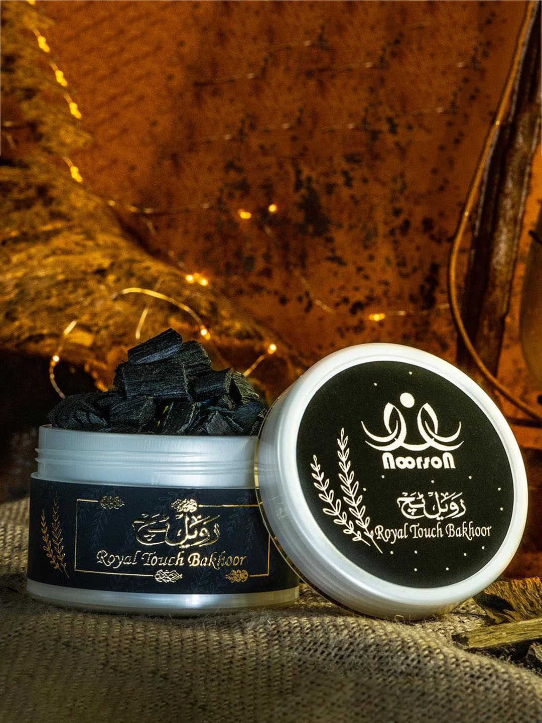 

Noorson Black Bakhoor Royal Touch Premium Quality 40gm
