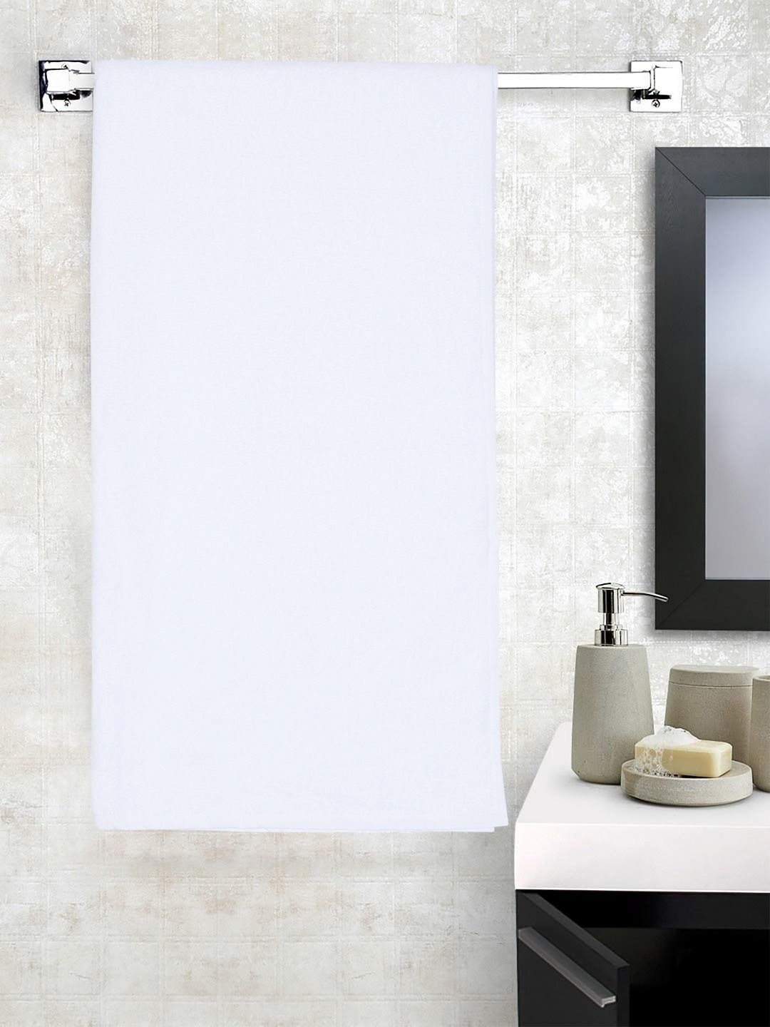 

WINSTON HOME White Cotton 380 GSM Bath Towel