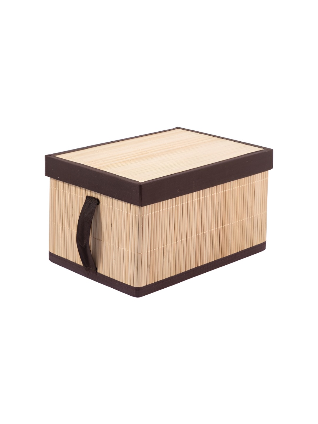 HomeStorie Brown Self Design Bamboo Drawer Organisers