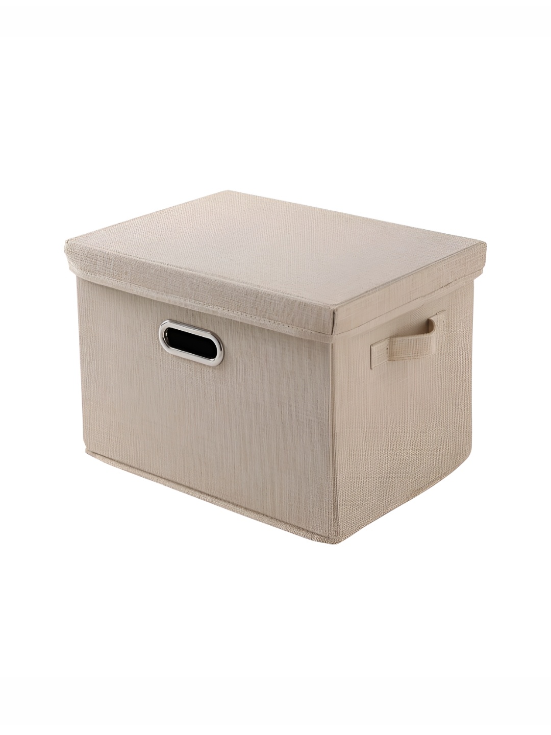 

HOKIPO Beige Self Design Multi-Utility Organisers With Lid