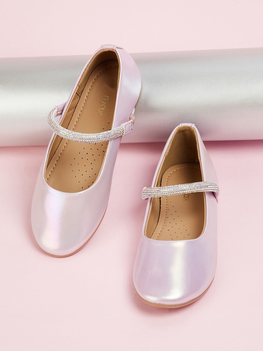 

max Girls Ballerinas Flats, Purple