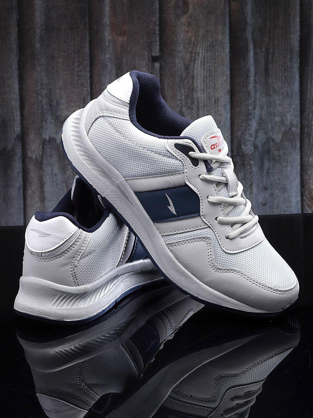 

ASIAN Men Round Toe Comfort Insole Mesh Sneakers, Grey
