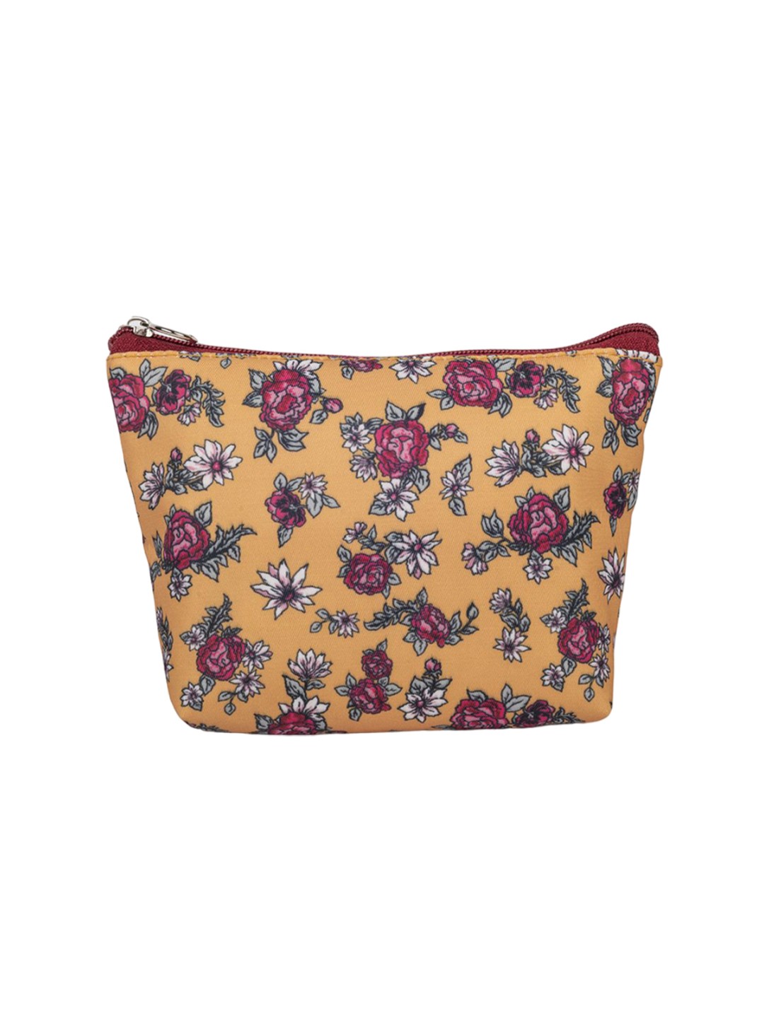 

QIPS Set of 2 Other Prints Waterproof Pouch Travel Accessory, Mustard