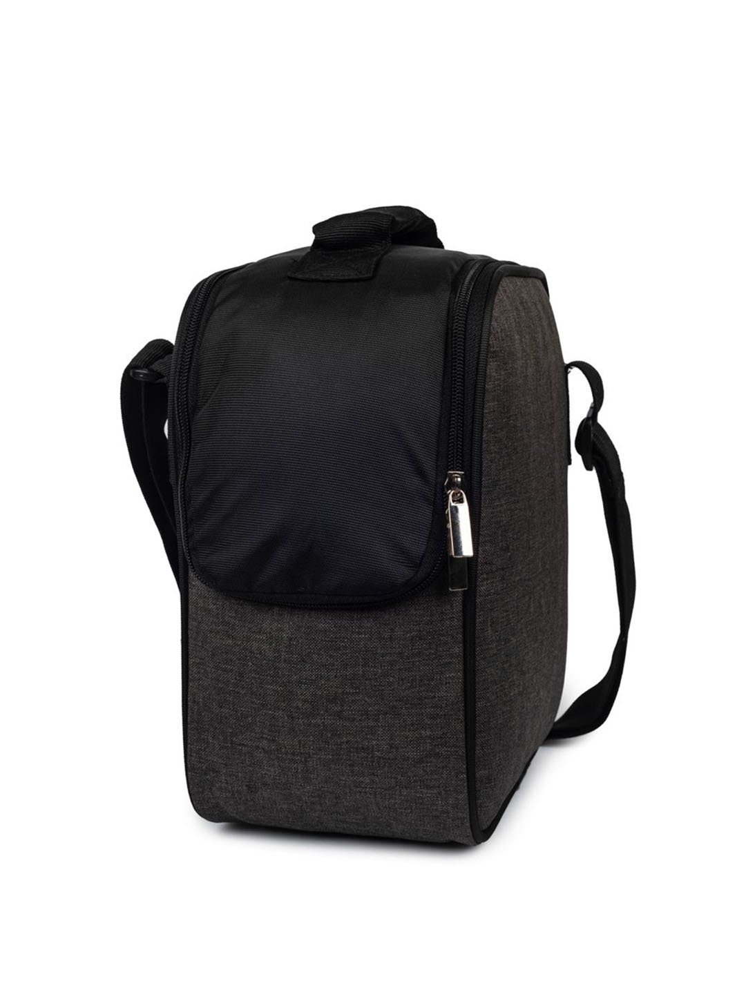 

HOOM Unisex Textured Insulated Lunch bags Travel Accessory, Black