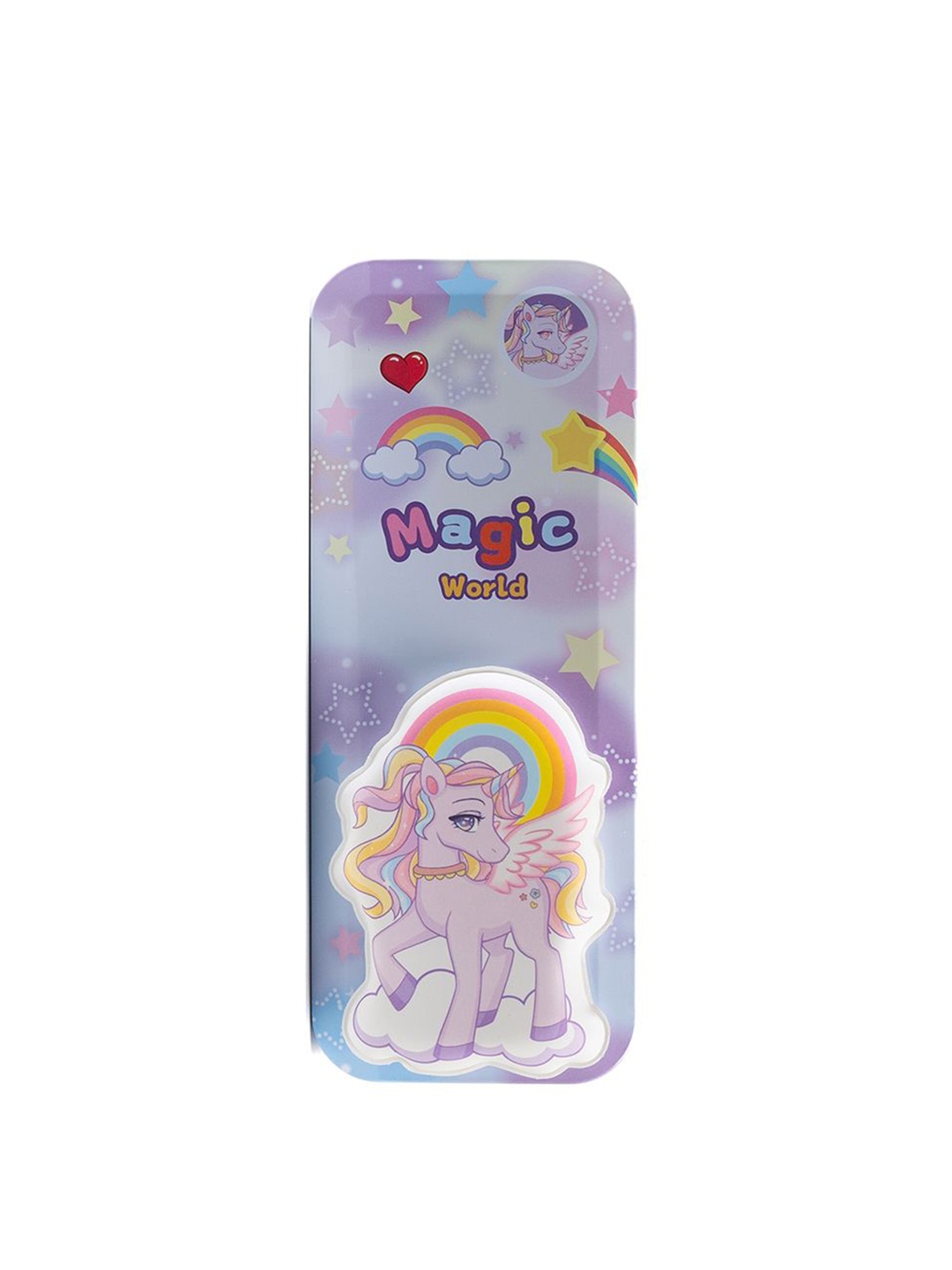 

QIPS Kids Printed Pen Cases Stationery, Lavender