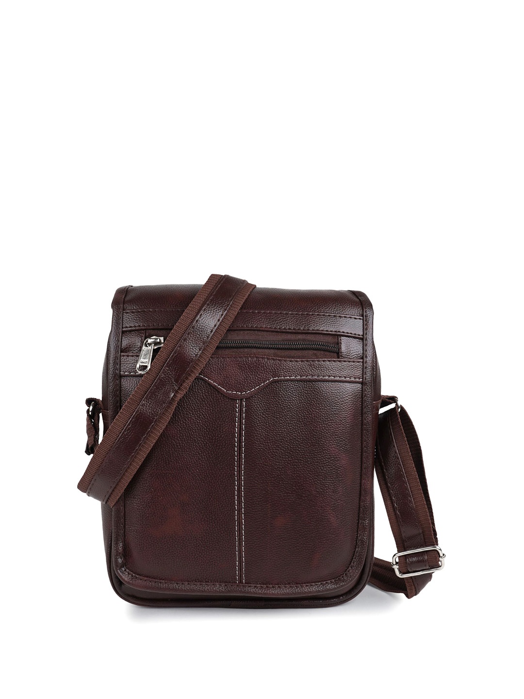 

PARSLEY Structured Crossbody Sling Bag, Brown