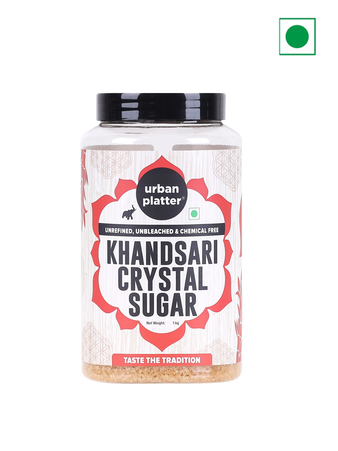 

URBAN PLATTER Khandsari Crystal Sugar - 1 kg, Brown