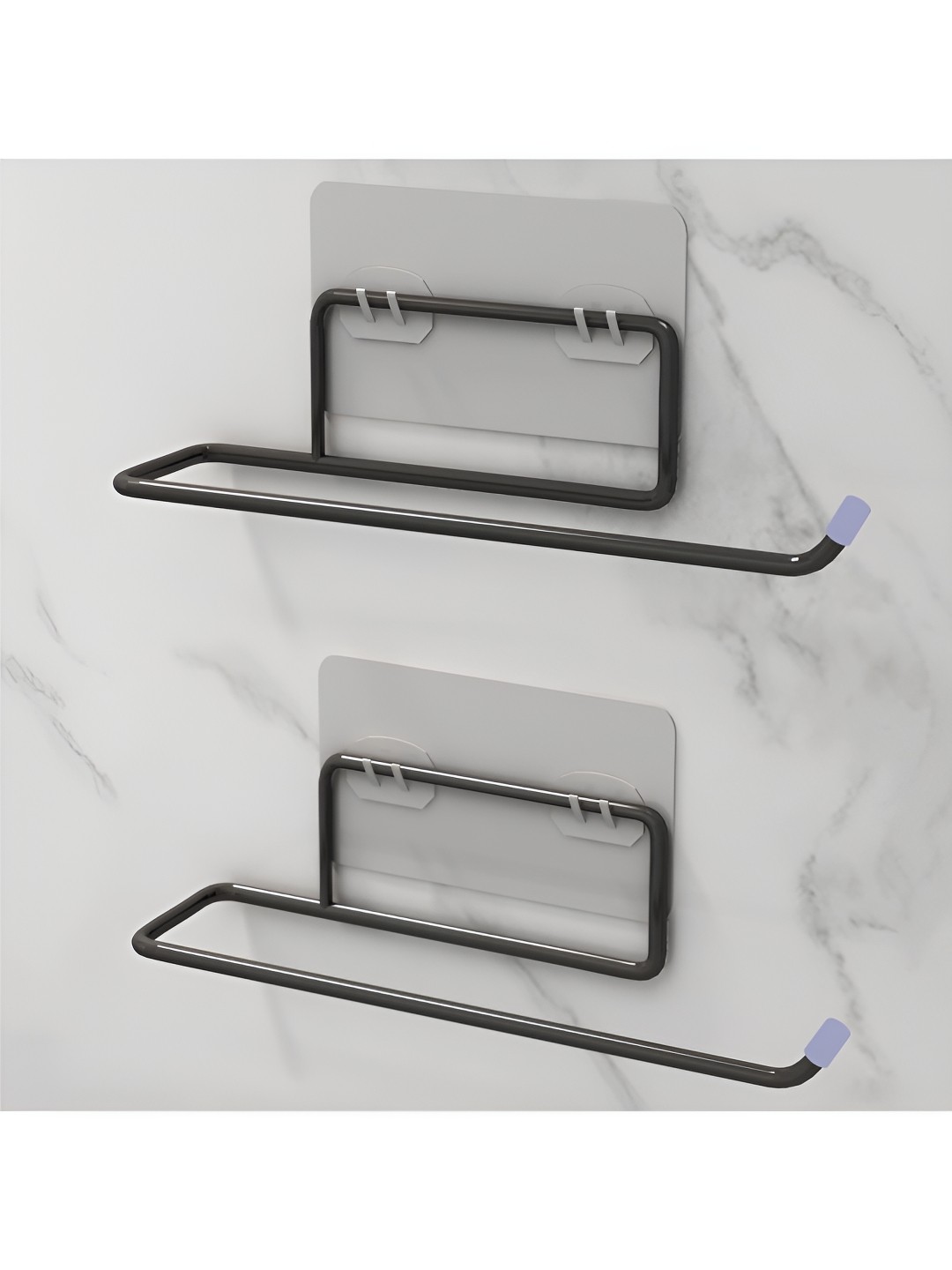 

Plantex Black 2Pieces Metal Contemporary Glossy Tissue Holders