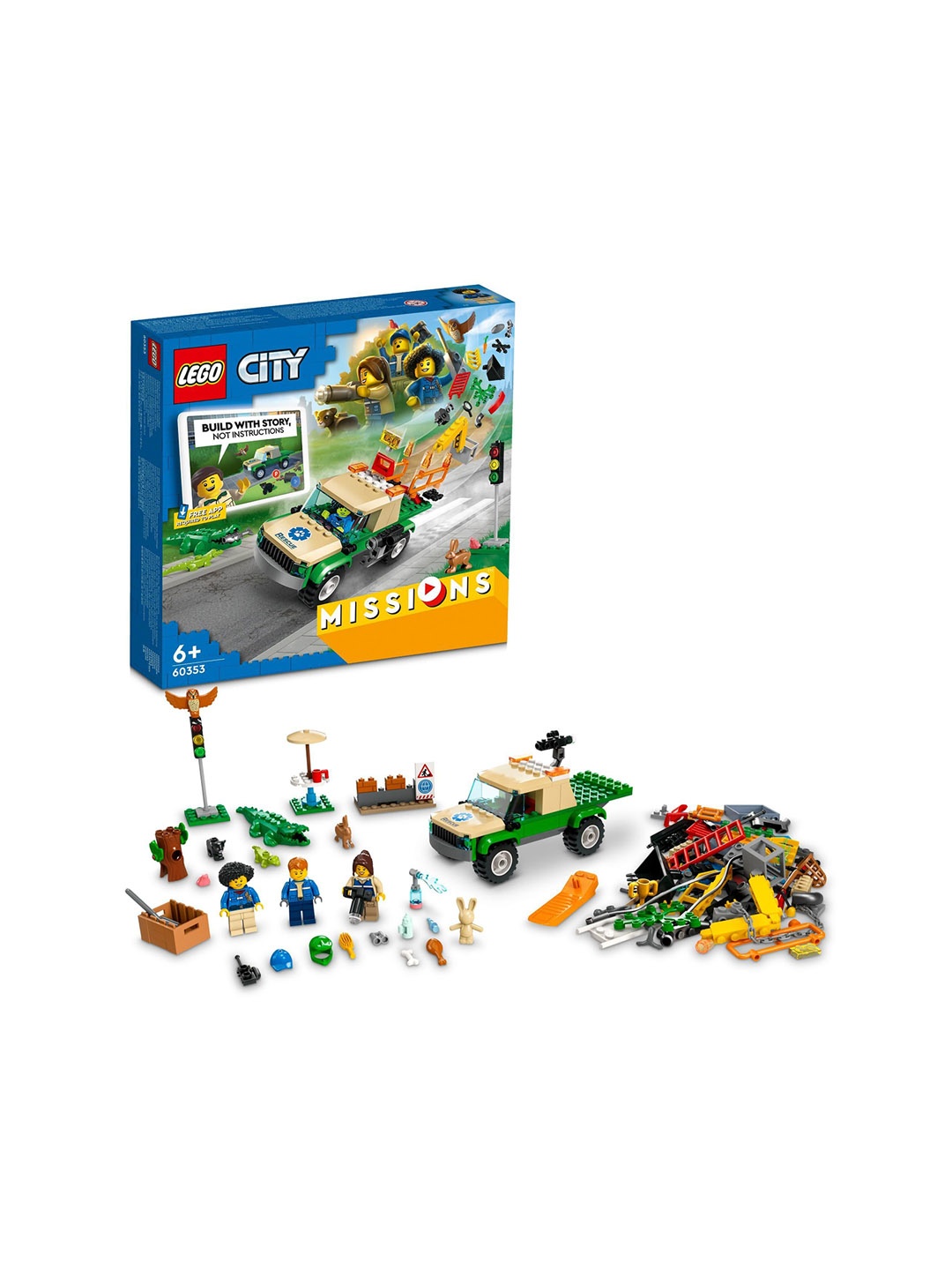 

LEGO City Wild Animal Rescue Missions 60353 Building Kit, Green