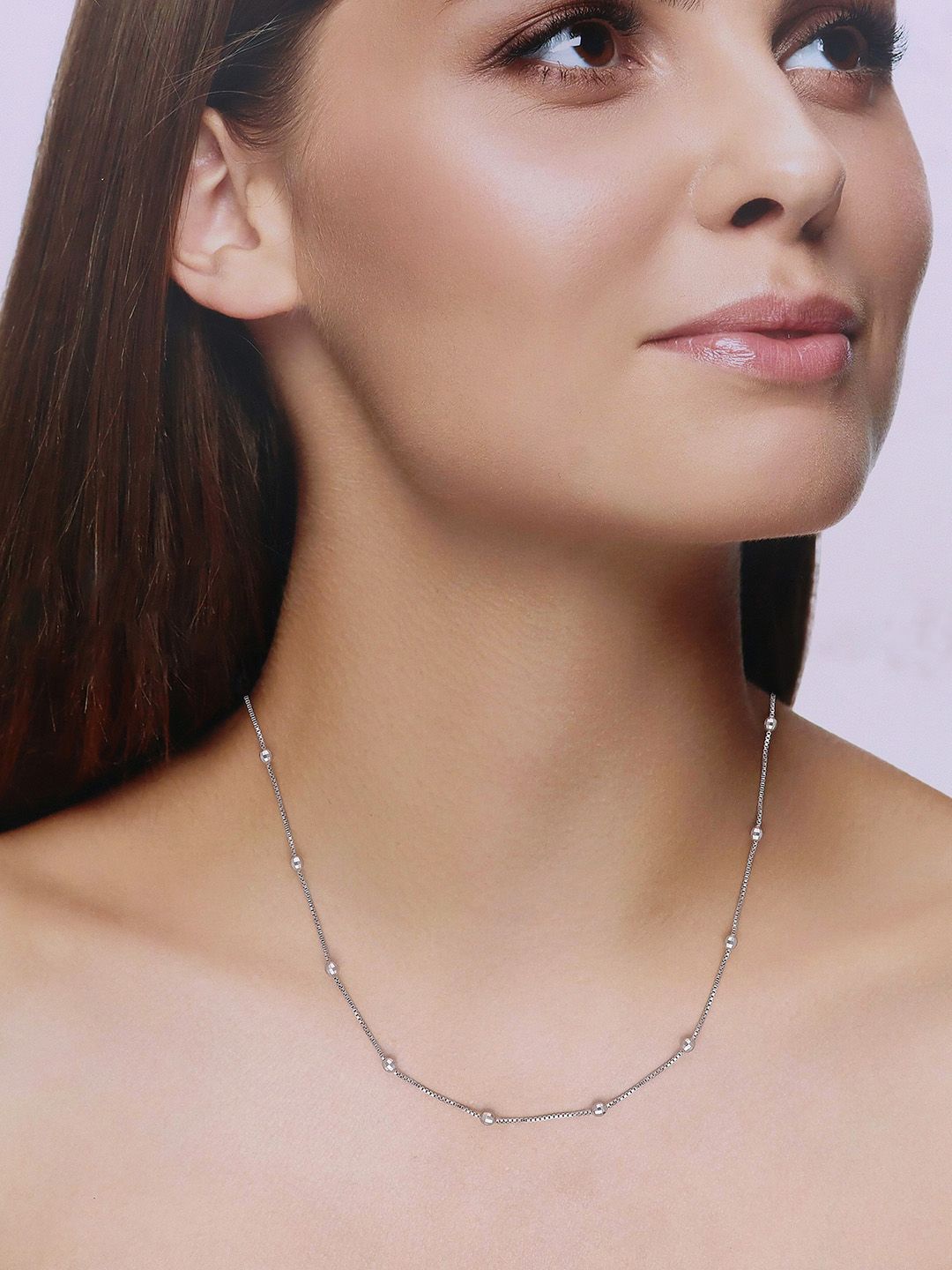 

KAI JEWEL Rhodium-Plated 925 Sterling Silver Chain