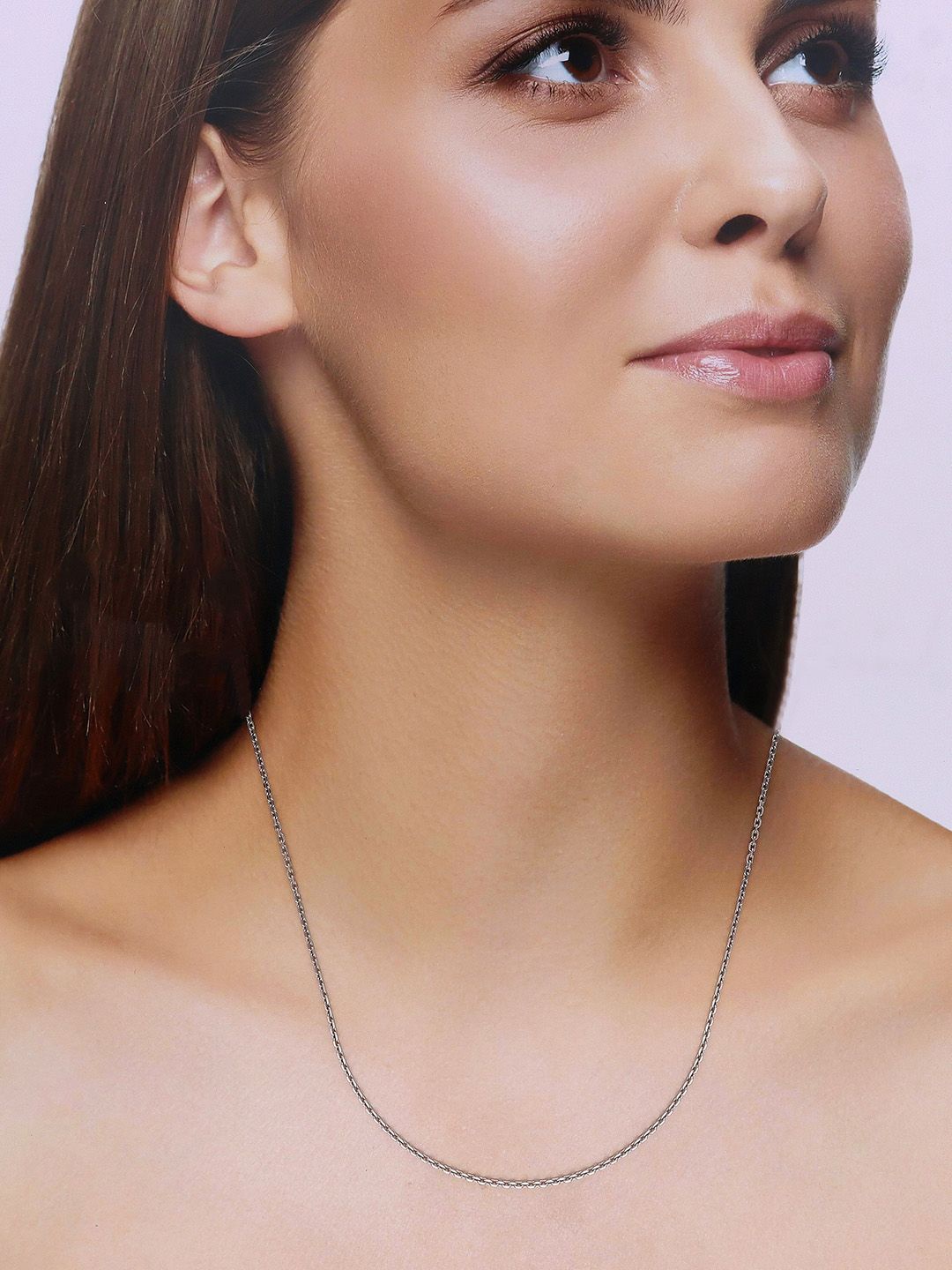 

KAI JEWEL Sterling Silver Rhodium-Plated Link Chain
