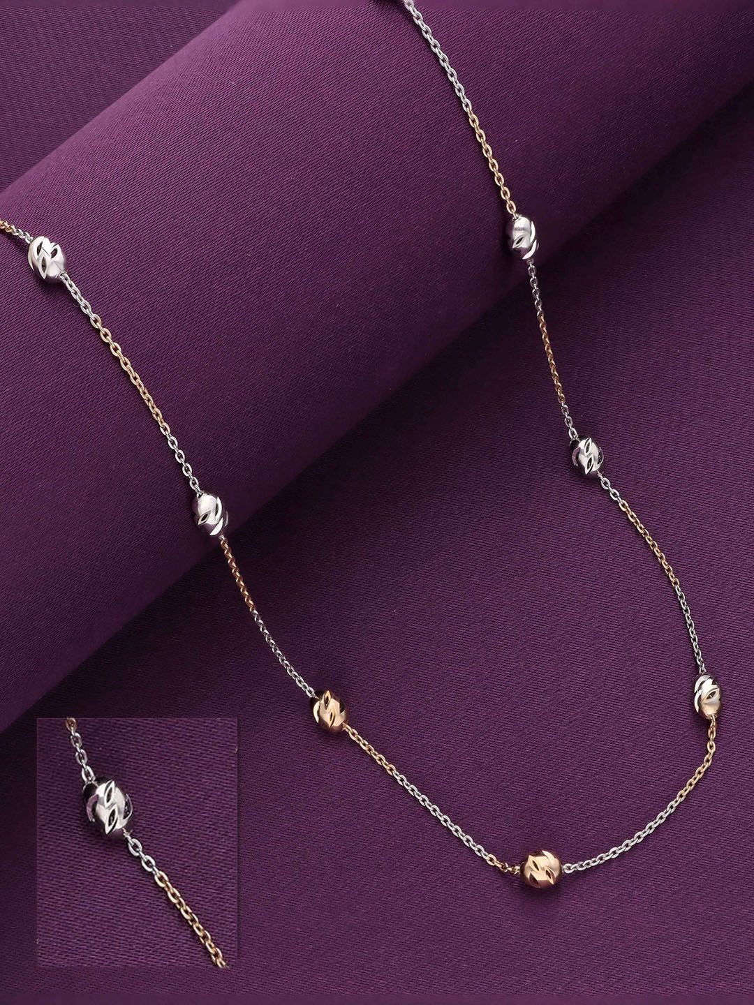 

KAI JEWEL Rhodium-Plated 925 Sterling Silver Chain