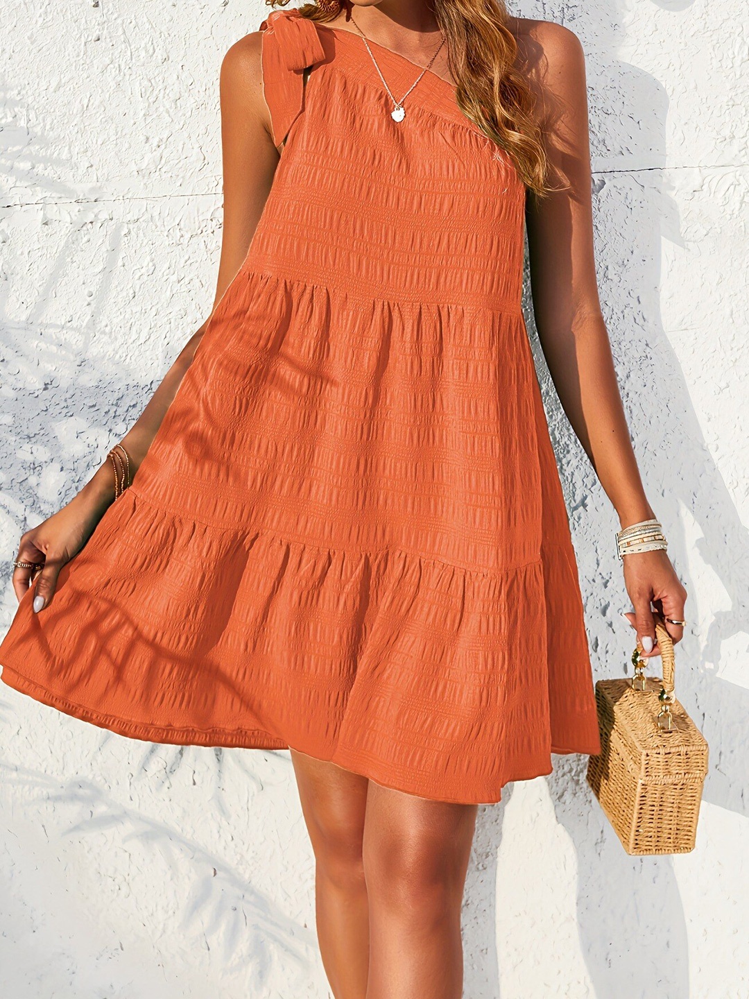 

StyleCast Women Sleeveless A-Line Dress, Orange