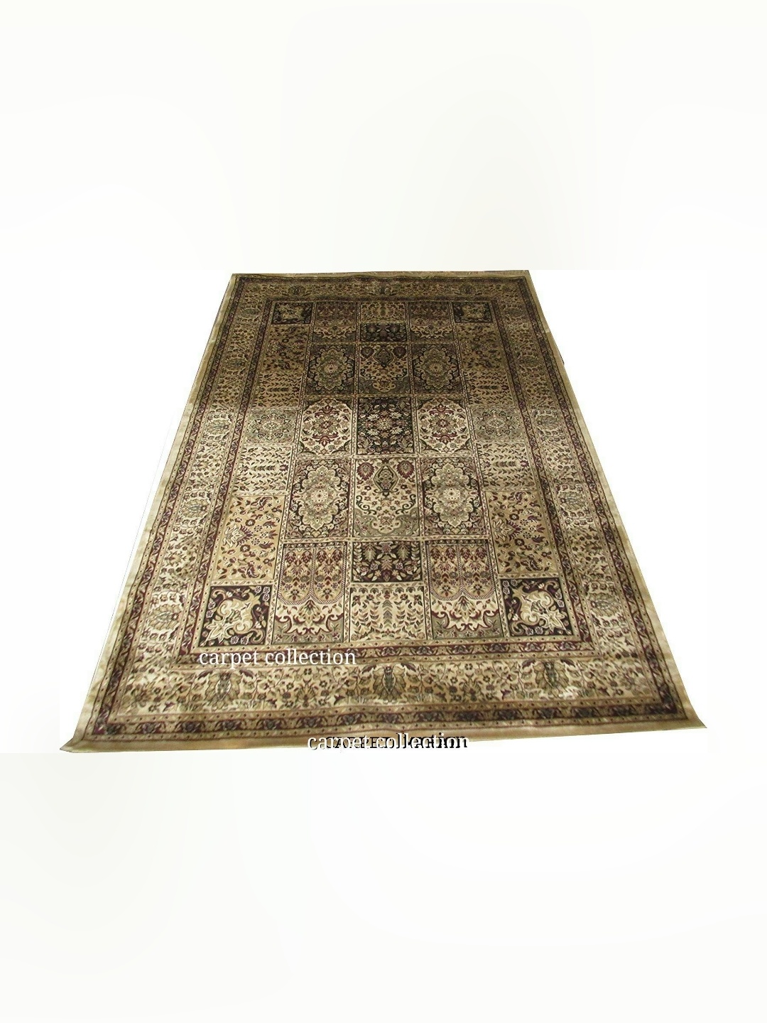 

IMRA CARPET Turquoise Blue Ethnic Motifs Rectangular Carpet