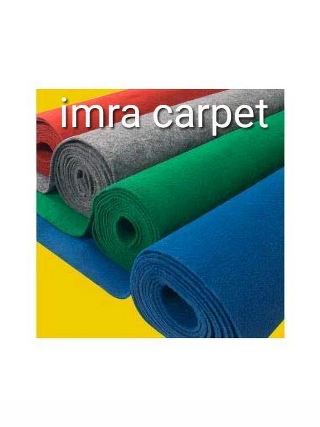 

IMRA CARPET Green Rectangle Shaggy Carpet