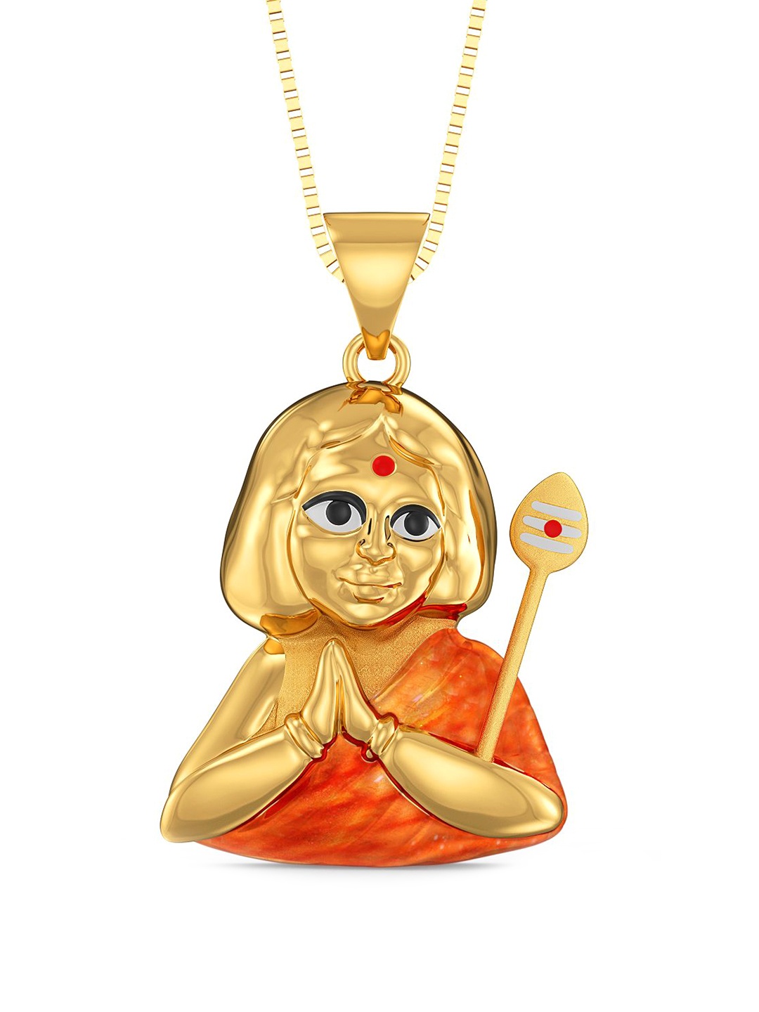 

Joyalukkas Kids 22KT Lord Murugan Pendant Gold-3.14 gm