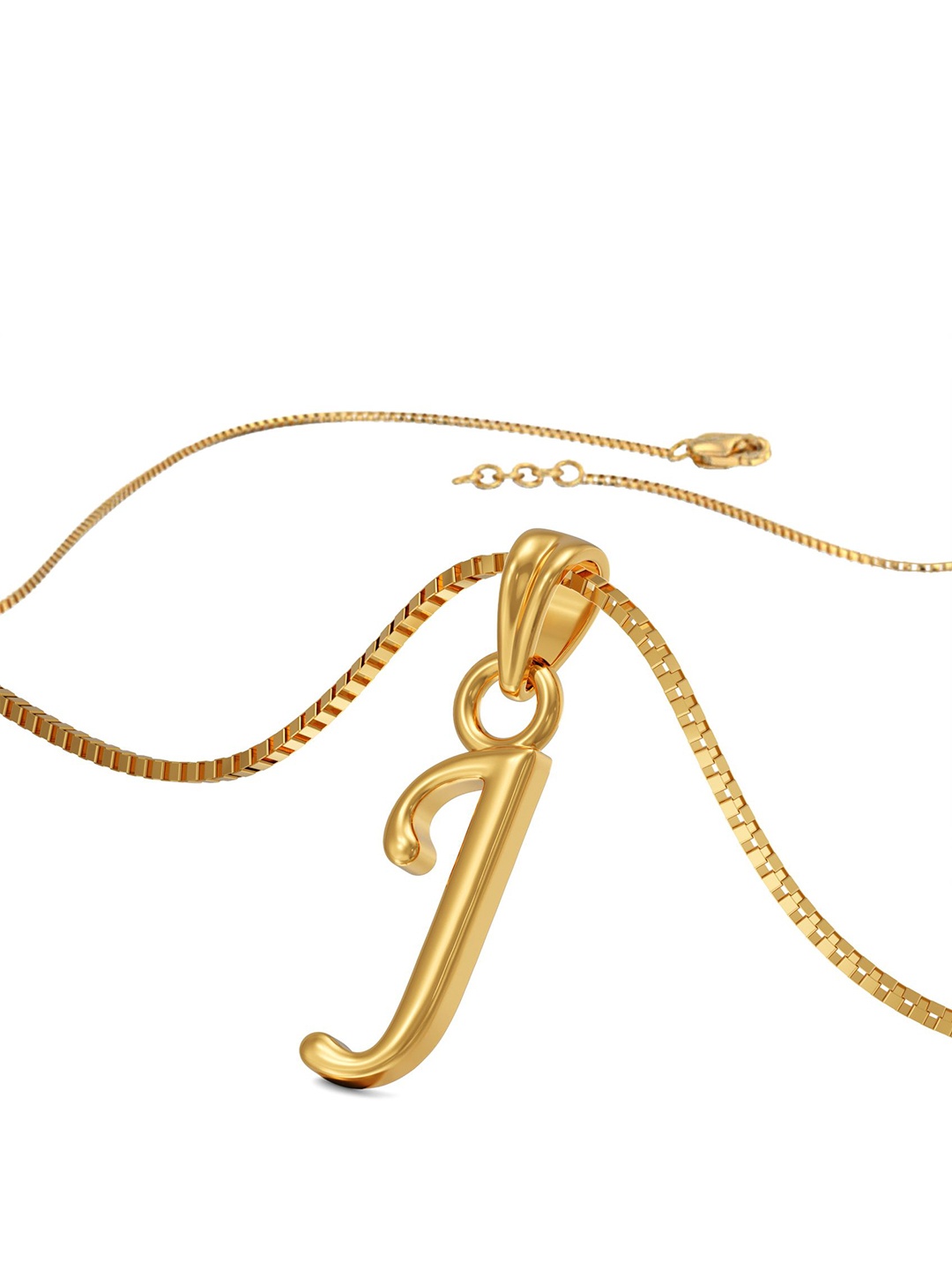 

Joyalukkas 22KT Alphabet "J" Pendant Gold -1.11 gm