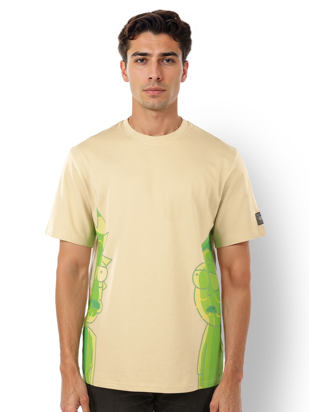

Celio Rick and Morty Printed T-shirt, Beige