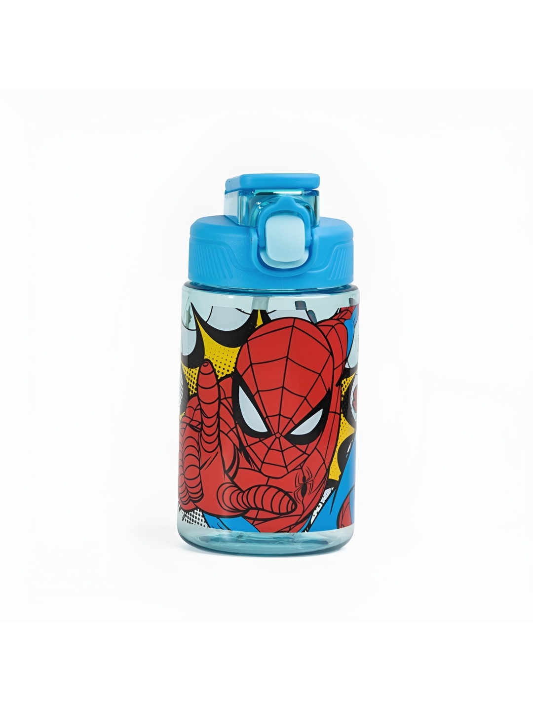

Marvel Blue & Red Cartoon Characters Printed Water Bottle 450 ml