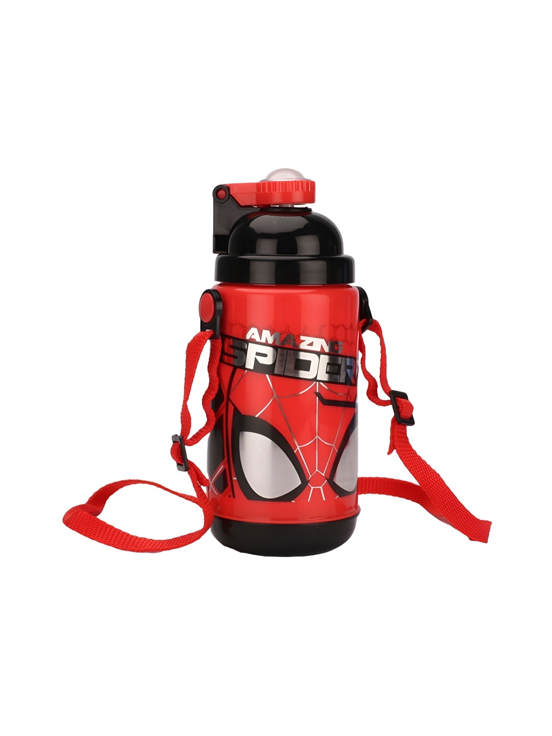 

Marvel Red & Black Cartoon Characters Printed Smart Vacuum Water Bottle 500 ml
