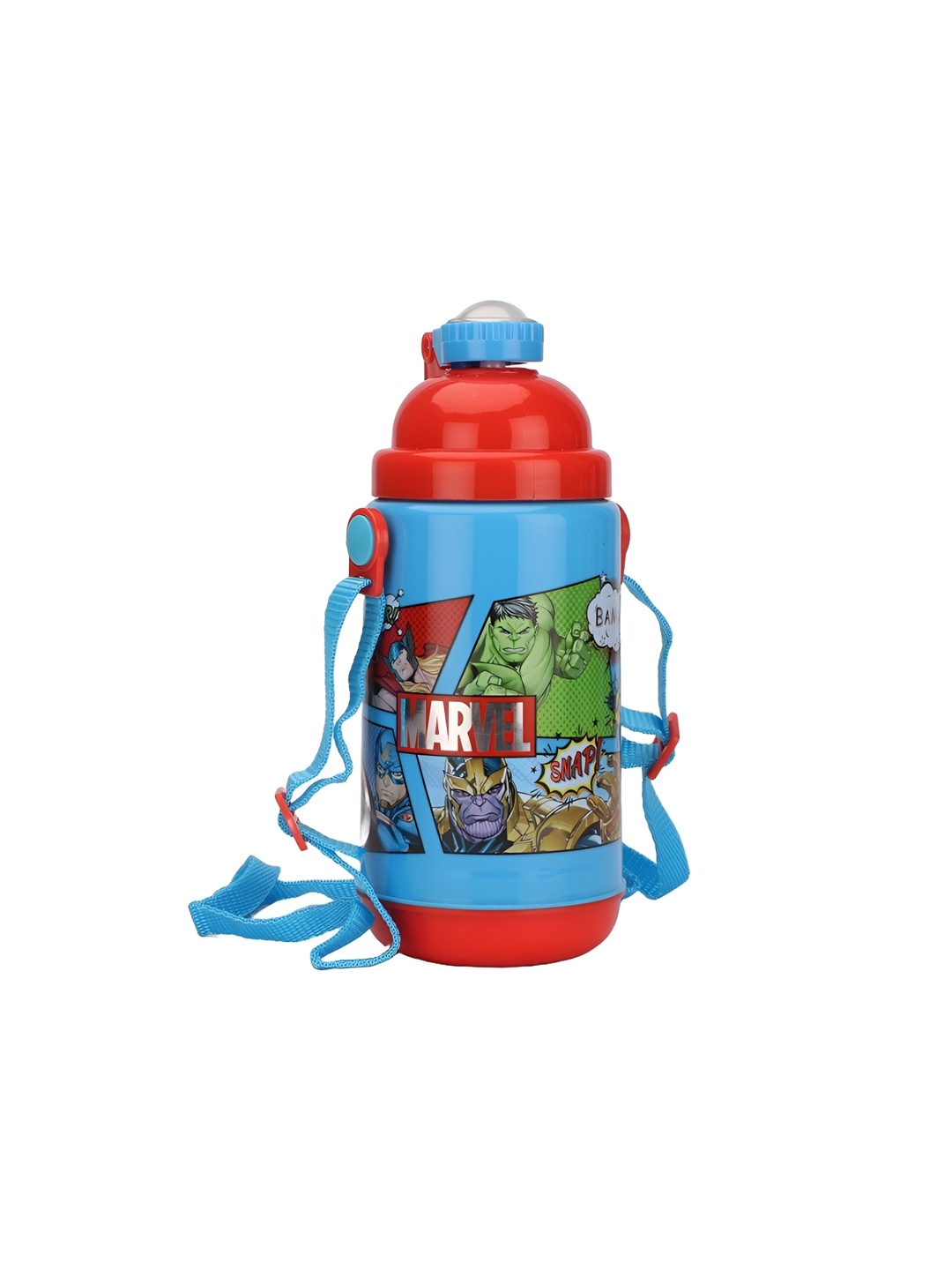 

Marvel Blue & Red Single Cartoon Characters Printed Smart Vacuum Water Bottle 550 ml