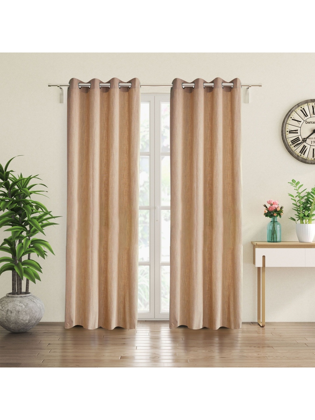 

Home Centre Beige Set of 2 Door Curtain