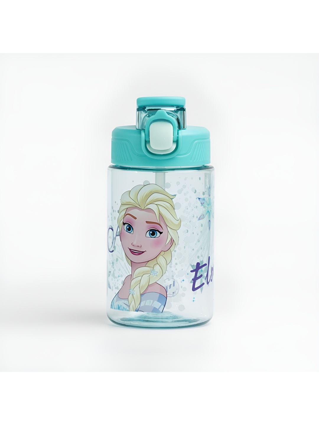 

Disney Sea Green & Transparent Cartoon Characters Printed Water Bottle 450 ml