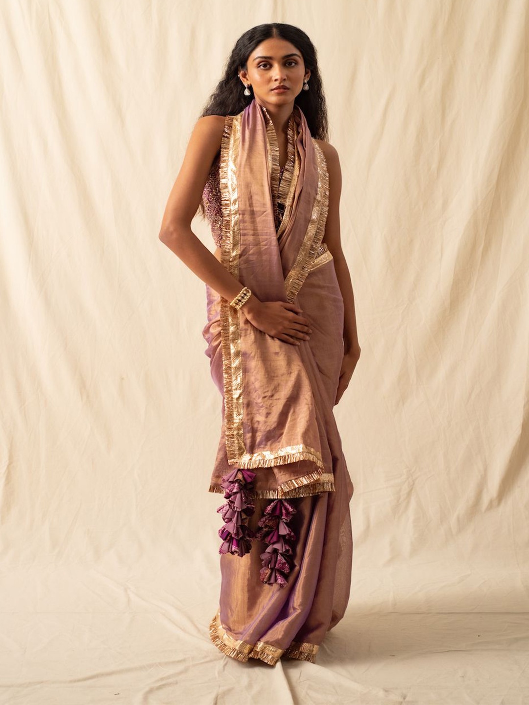 

PriyankaRaajiv Pure Silk Saree, Purple