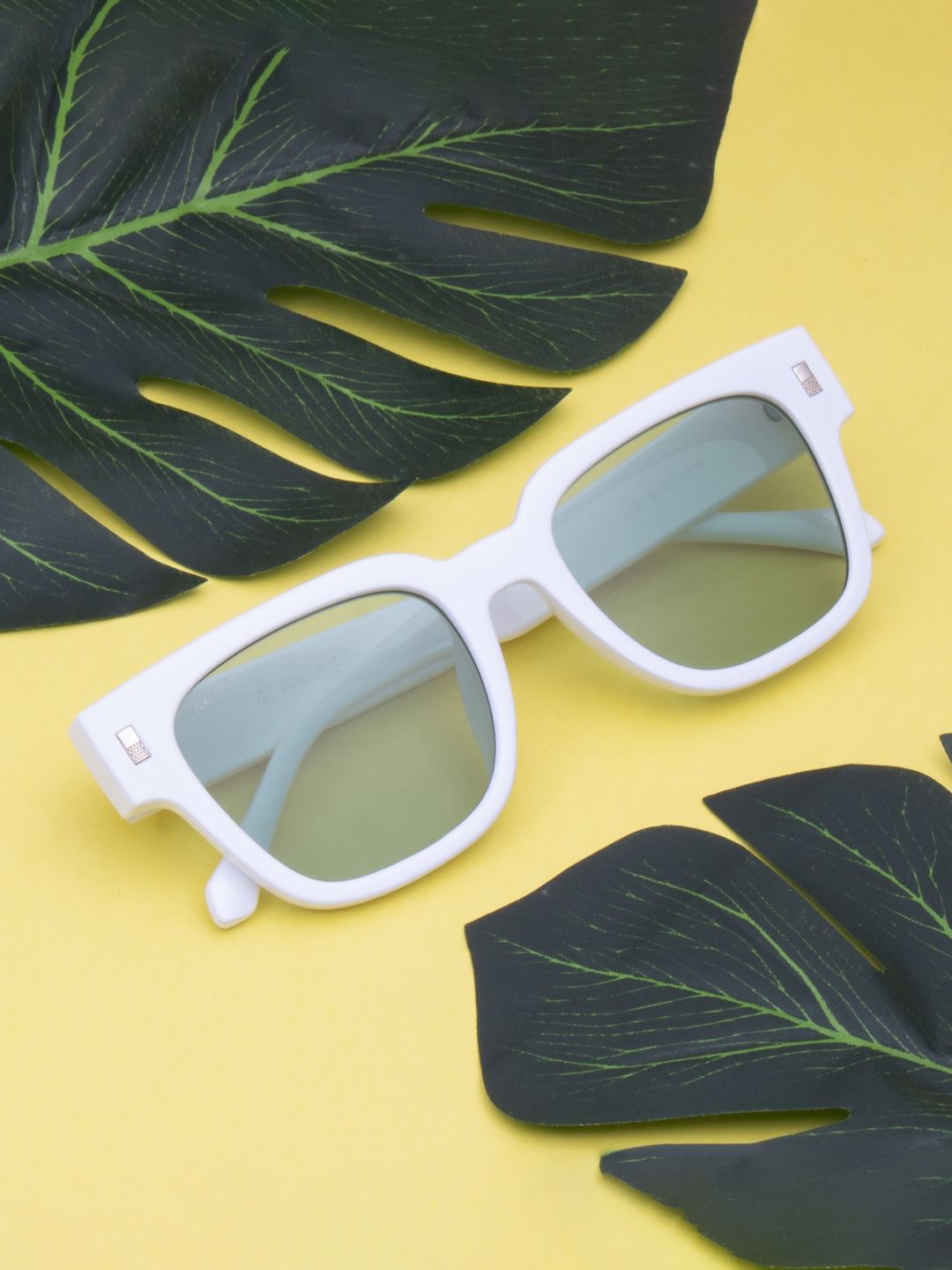 

Ted Smith Unisex Wayfarer Sunglasses With UV Protected Lens LUCCA_C8, Green